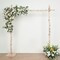 7.5 feet Natural Birch Wood Square BACKDROP STAND Wedding Arch